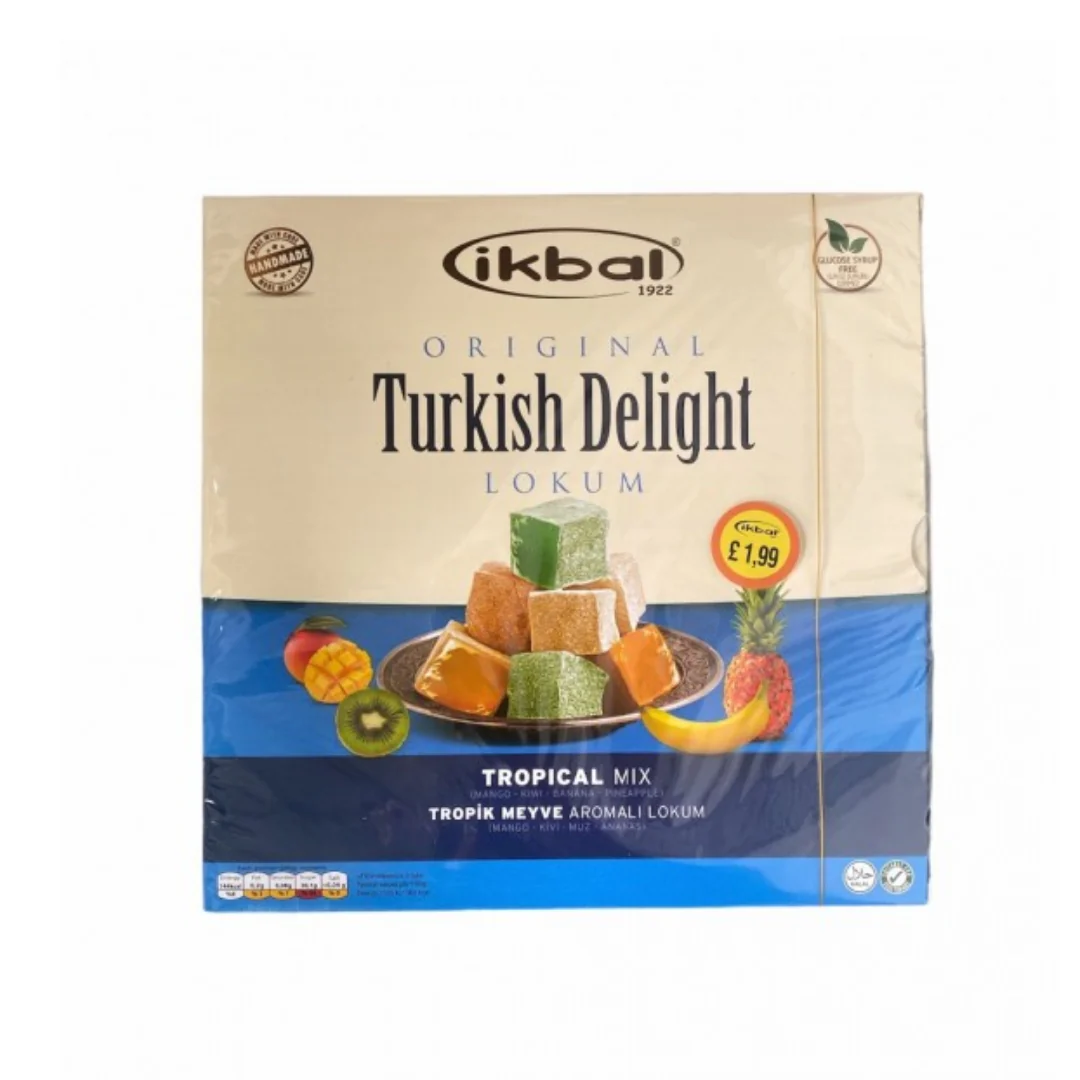 IKBAL Turkish Delight - Tropical Mix 350g x 6 pack
