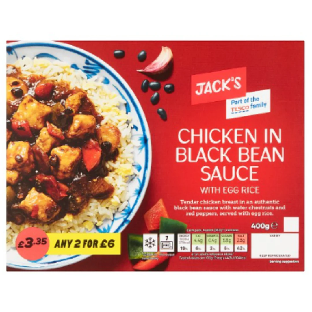 Jack's Chicken in Black Bean Sauce with Egg Rice 400g x 1