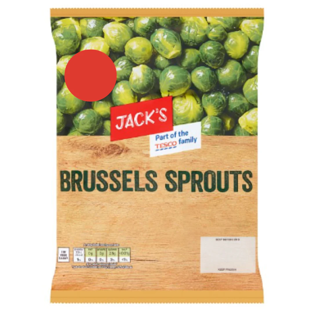 Jack's Brussels Sprouts 500g x 8 Packs