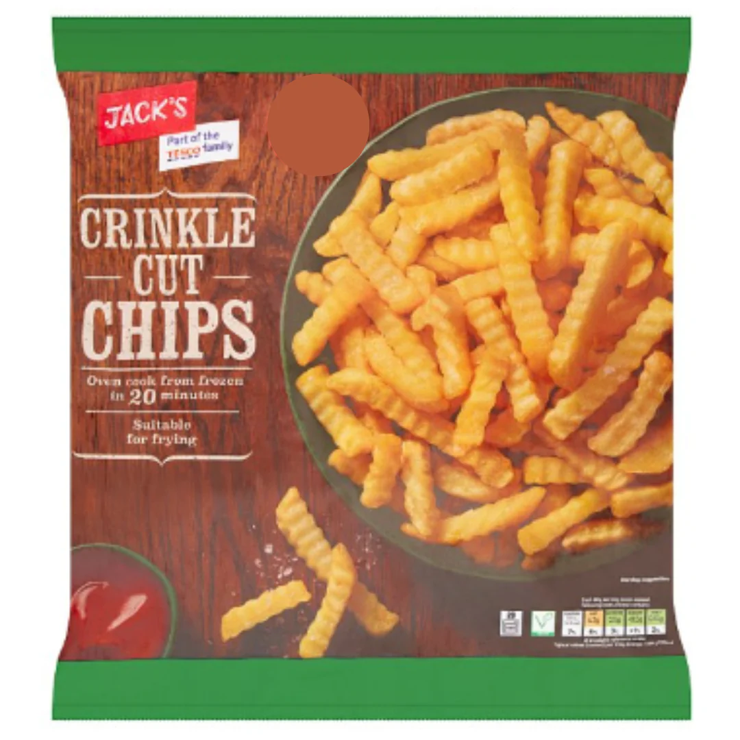 Jack's Crinkle Cut Chips 1.5kg x 6 Packs