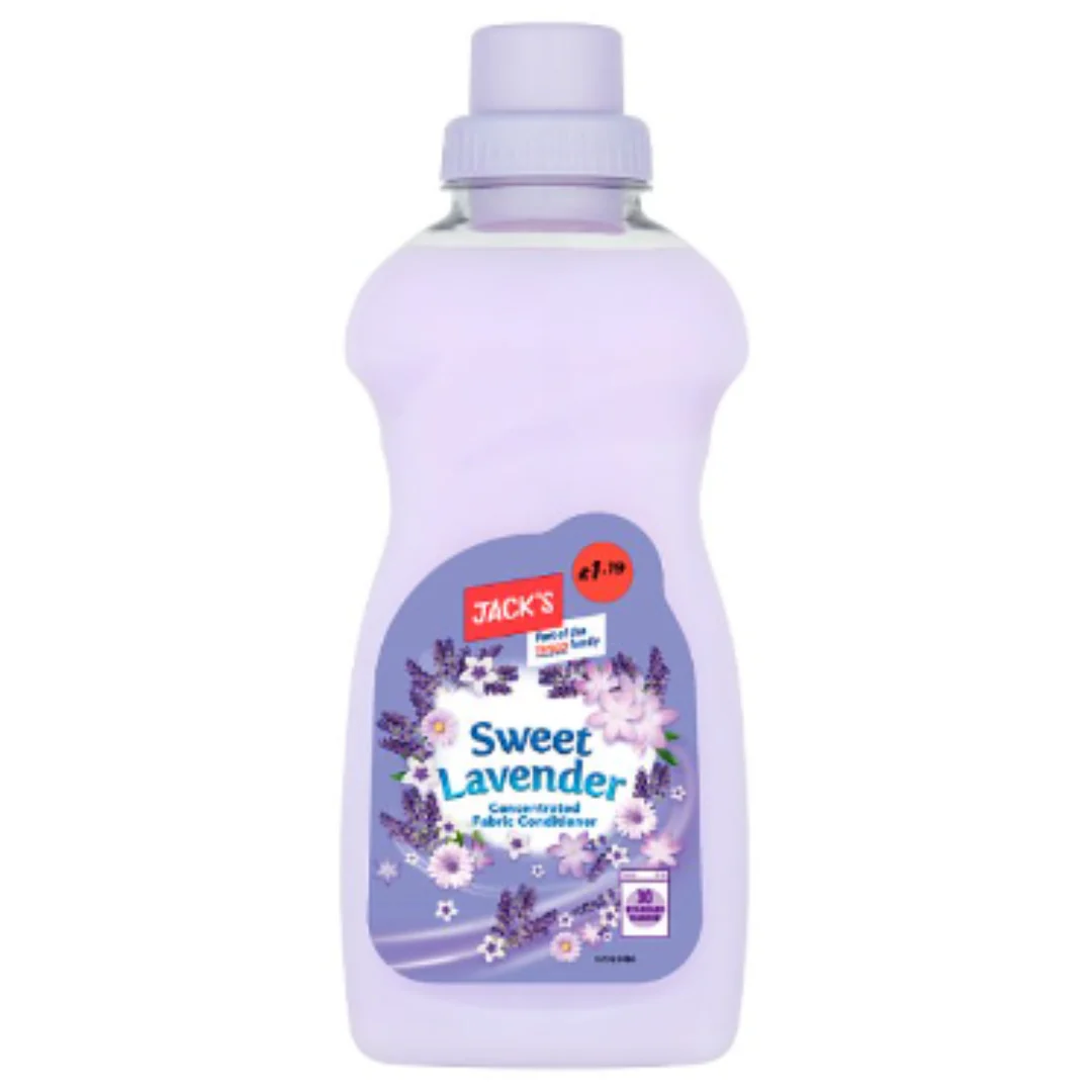 Jack's Fresh Linen Concentrated Fabric Conditioner 30 Washes 750ml x Case of 8