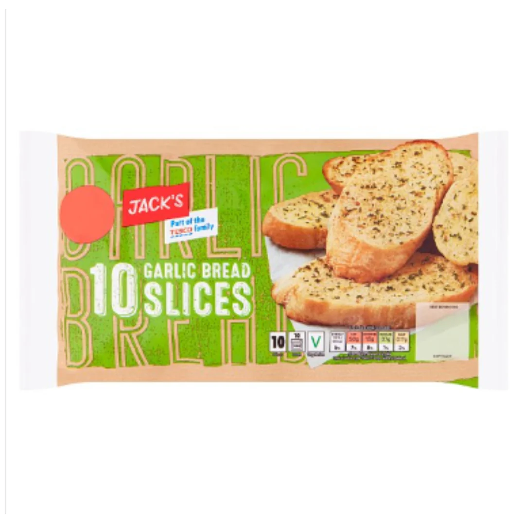Jack's 10 Garlic Bread Slices 260g x 1 Pack