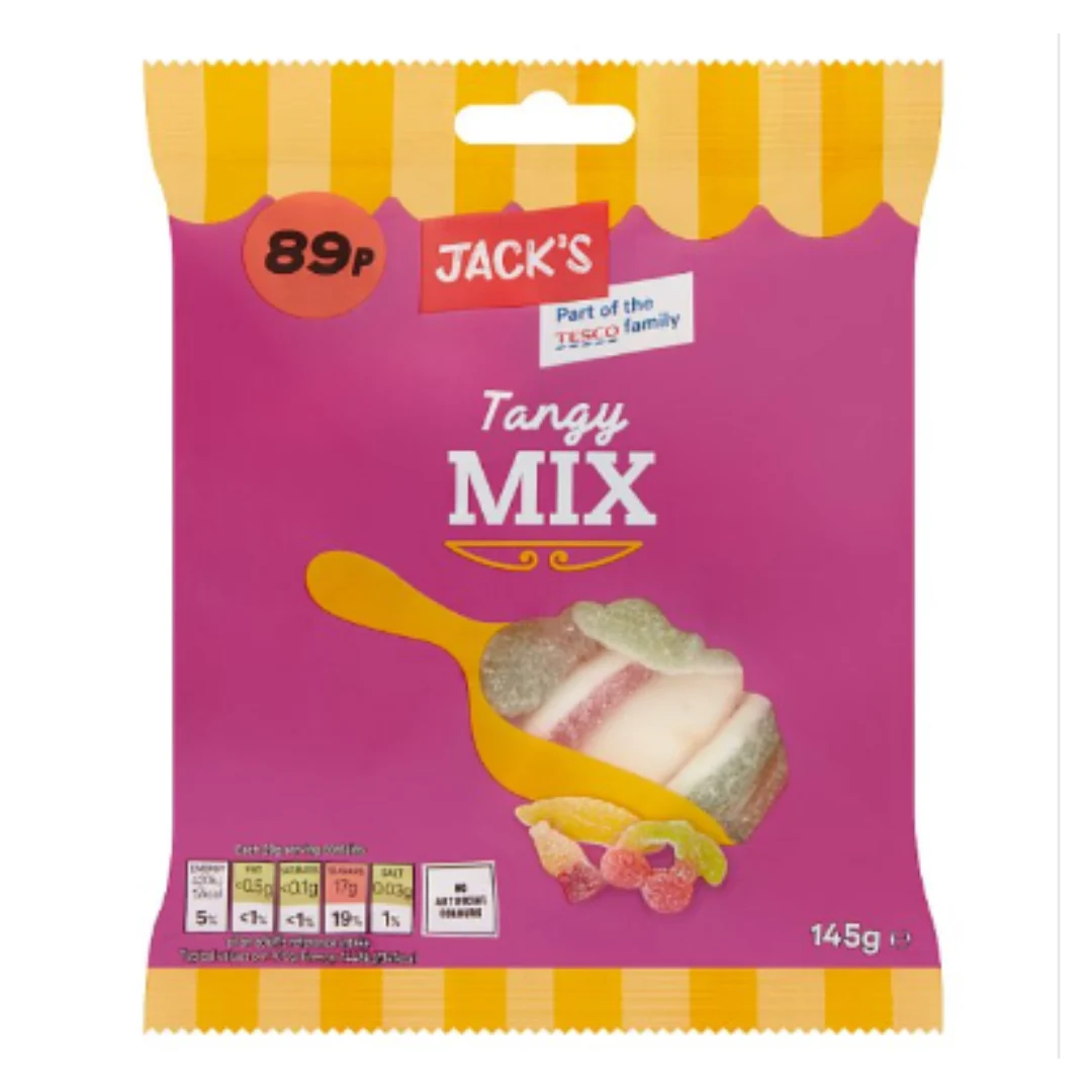 Jack's Tangy Mix 145g x Case of 10