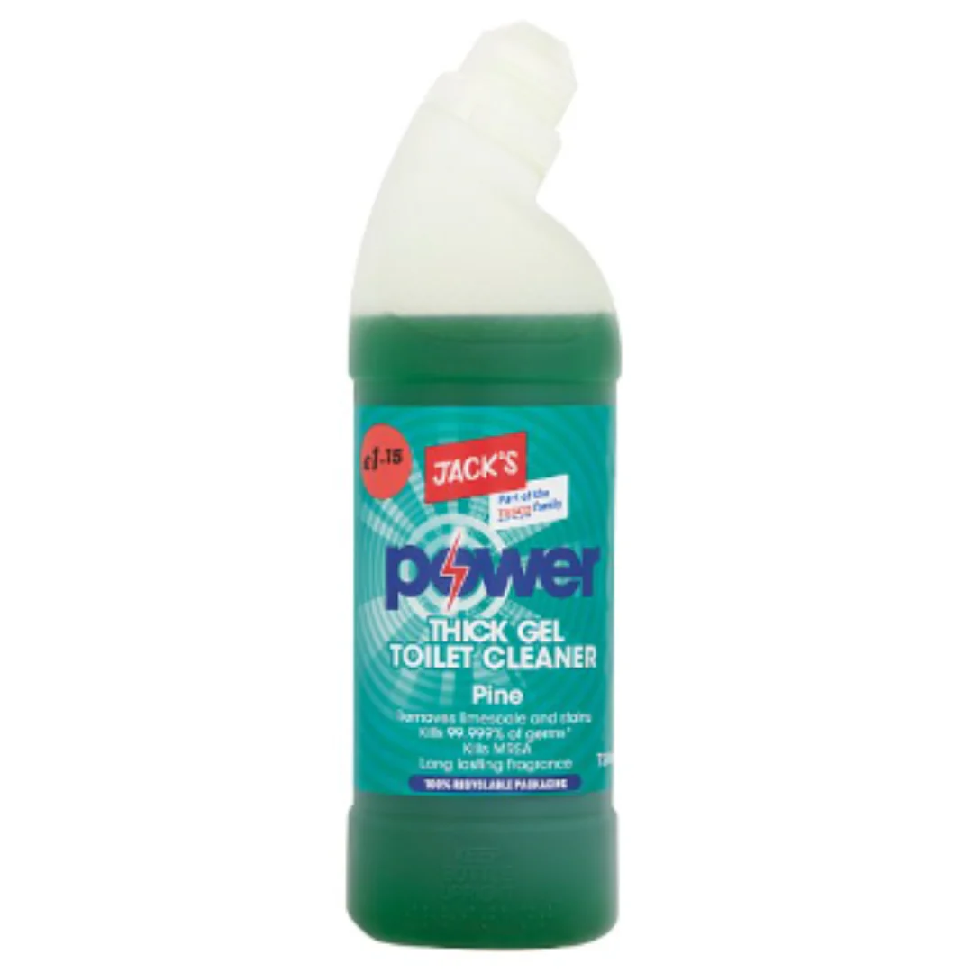 Jack's Power Thick Gel Toilet Cleaner Pine 750ml x Case of 9