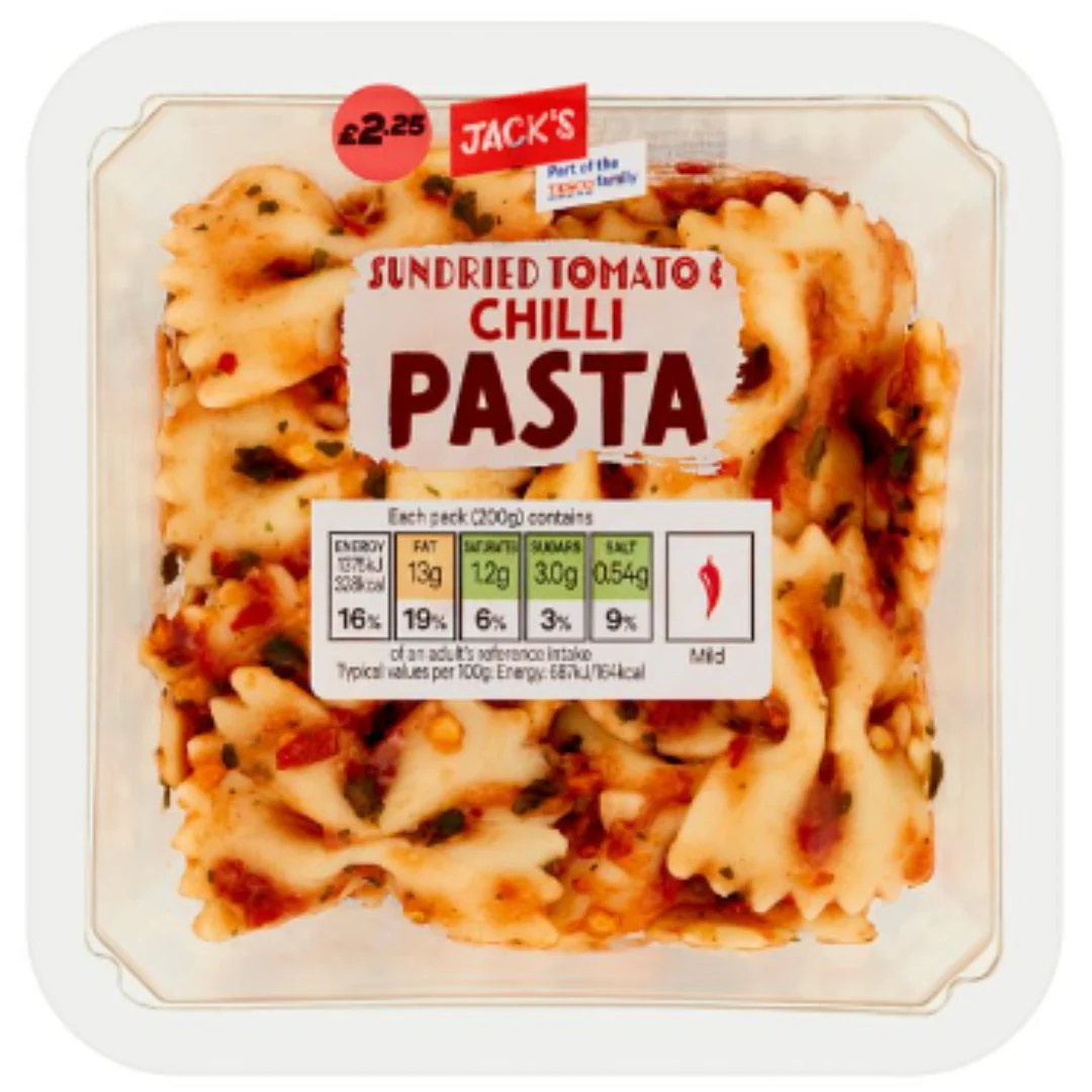 Jack's Sundried Tomato & Chilli Pasta 200g x 1