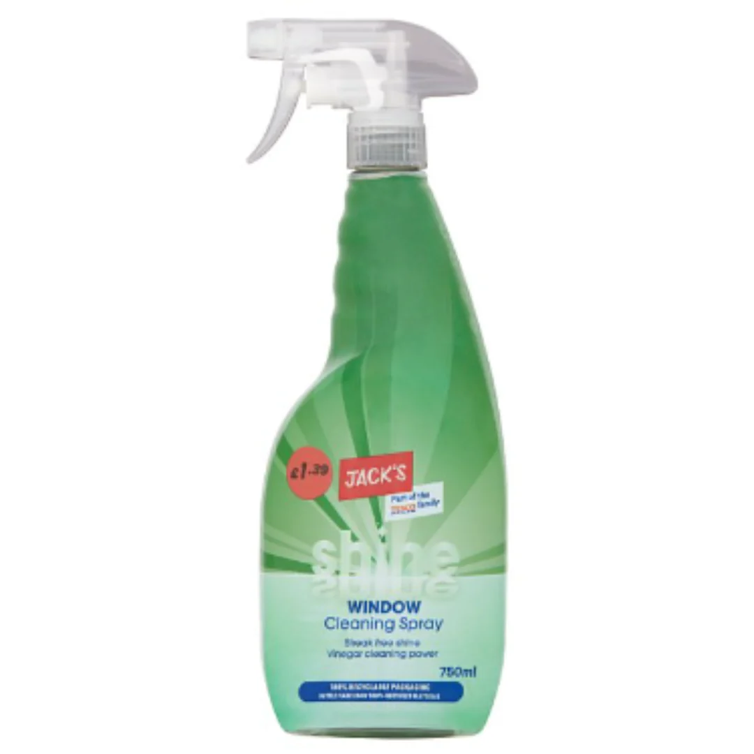 Jack's Shine Window Cleaning Spray 750ml x Case of 6