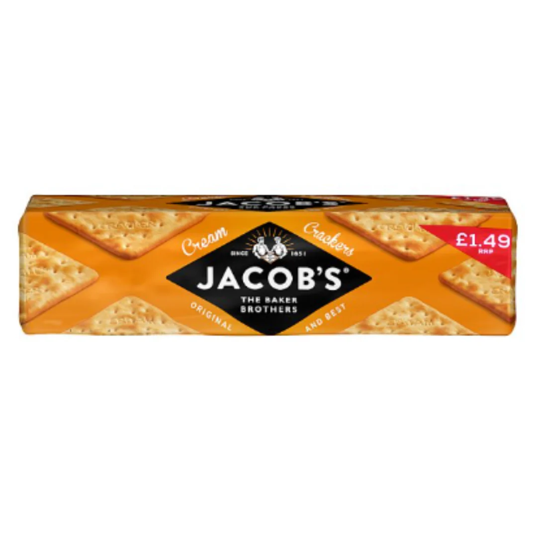 Jacob's Cream Crackers 300g x Case of 12