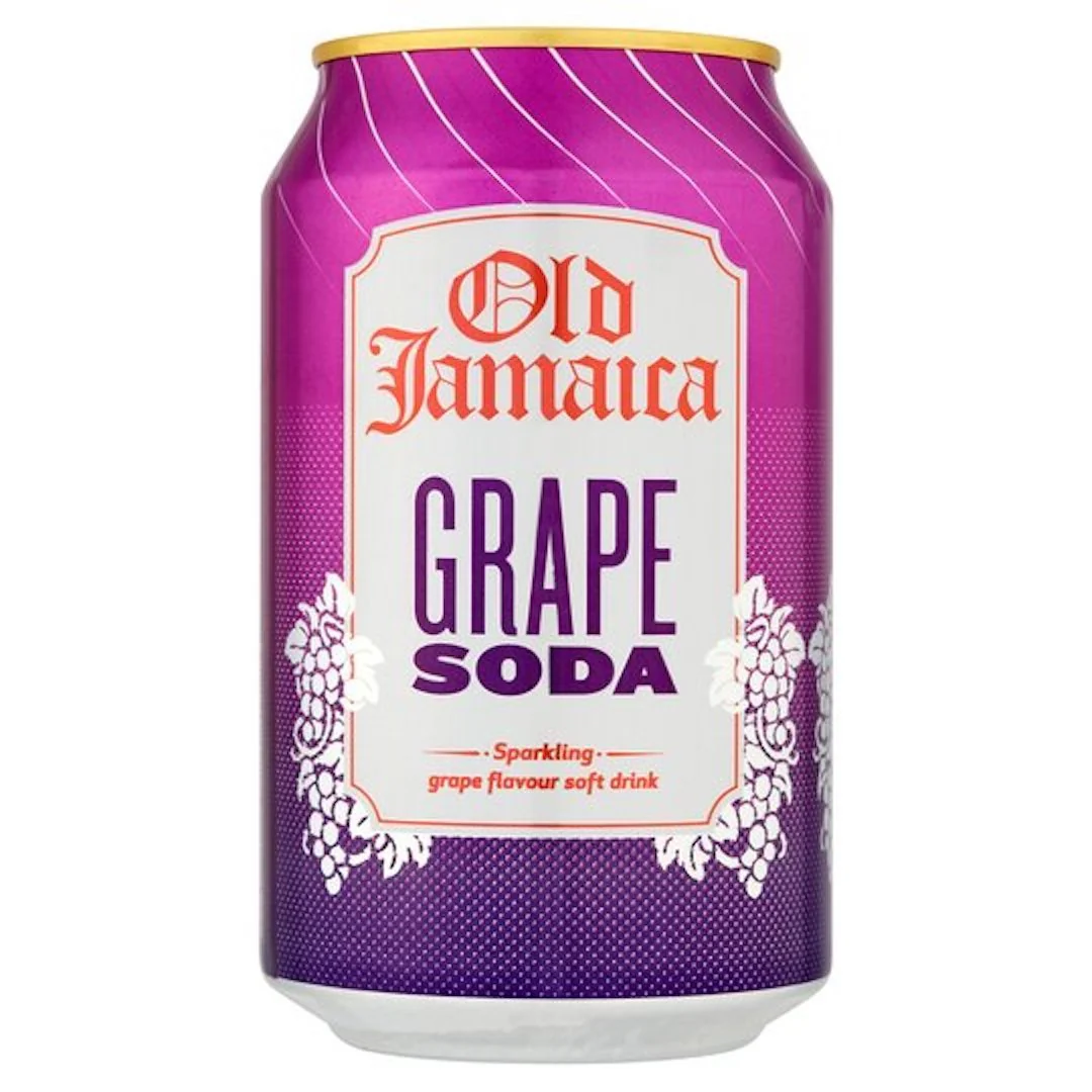 Old Jamaica Sparkling Grape Soda Drink 330ml