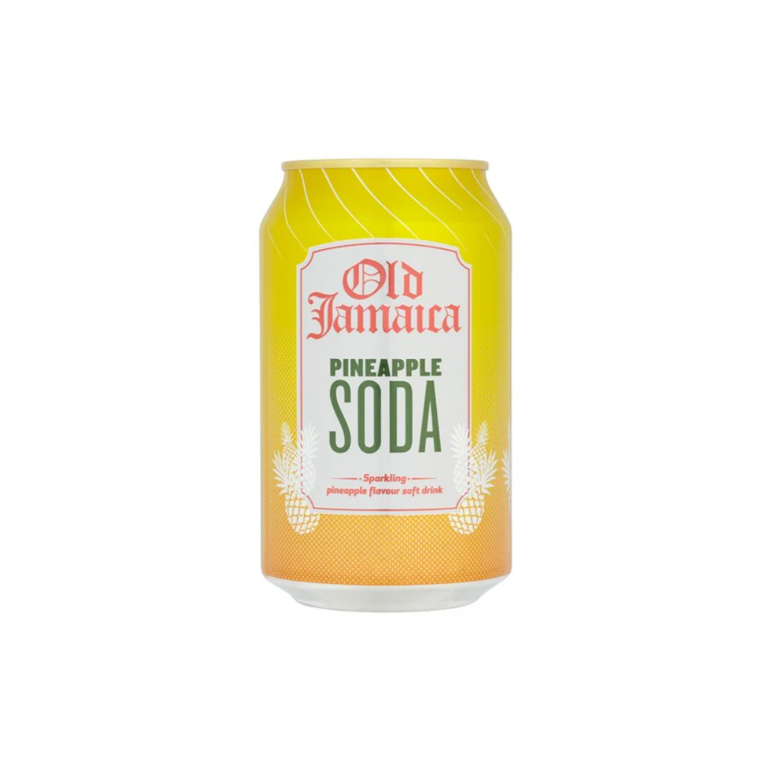 Old Jamaica Sparkling Pineapple Soda Drink 330ml