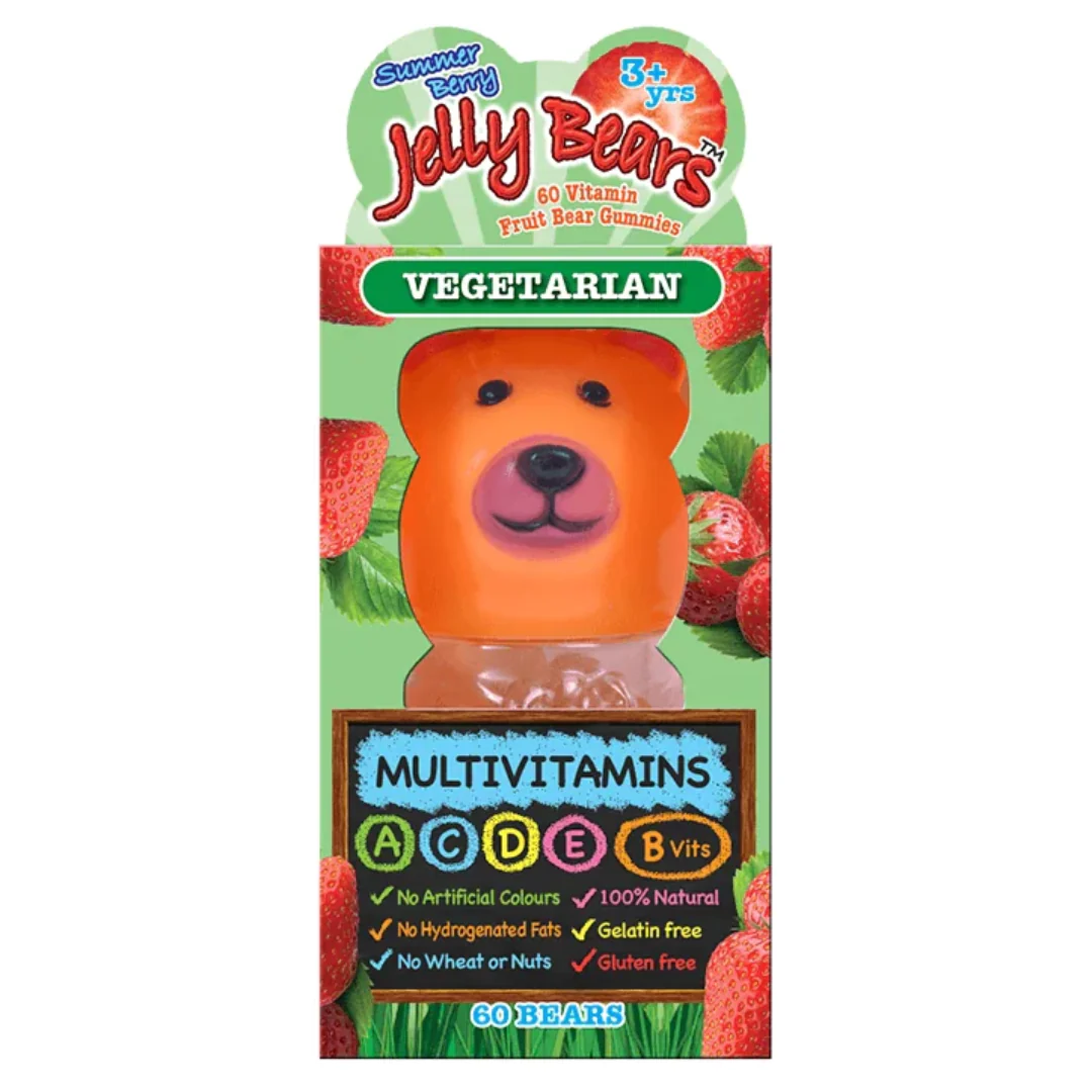 Jelly Bears Multivitamins Fruit Bear 60 Chewables