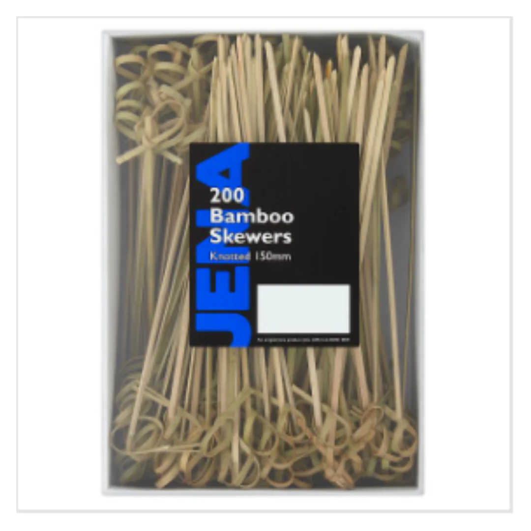 Jena 200 Bamboo Skewers x Case of 1