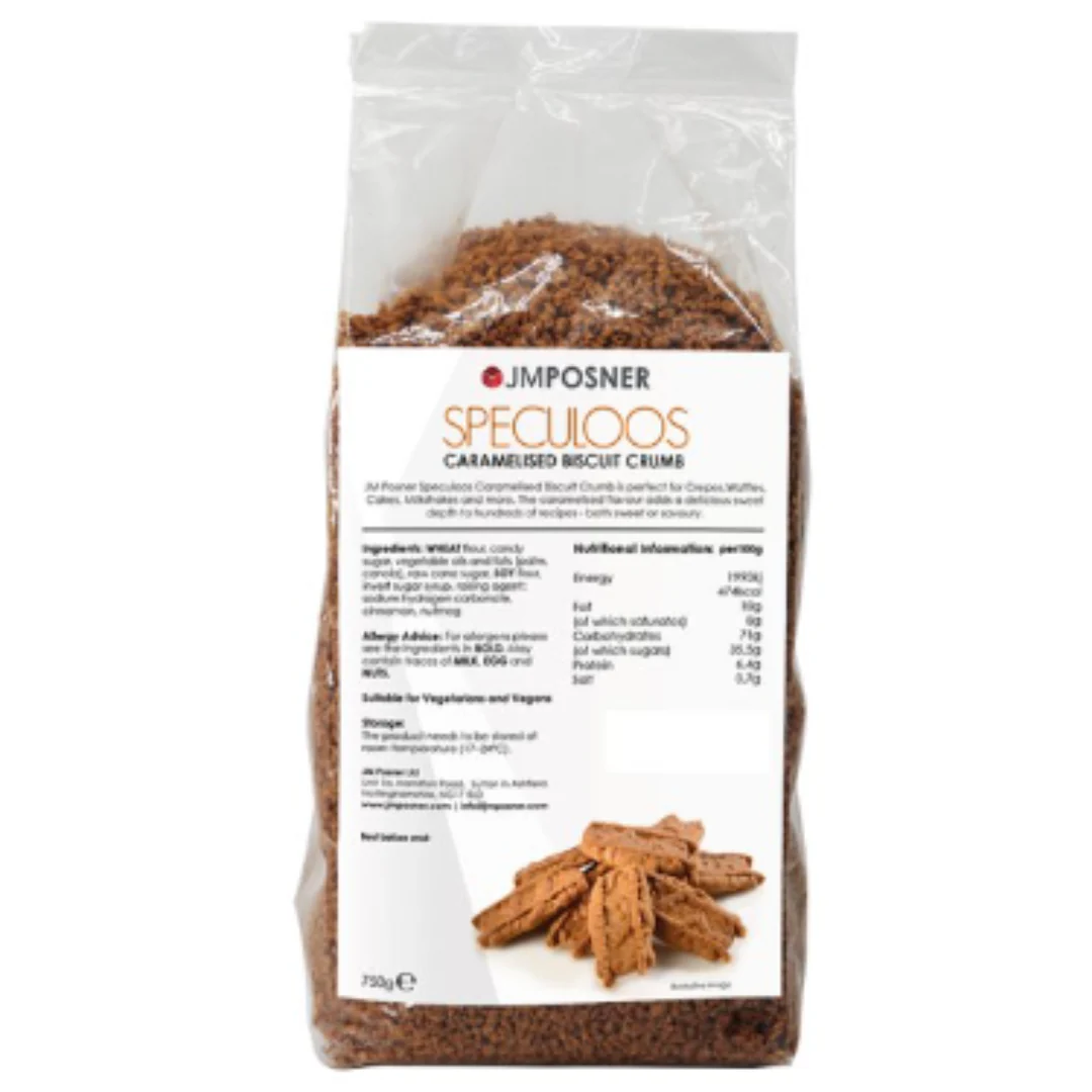 JMPOSNER Speculoos Caramelised Biscuit Crumb 750g x 1