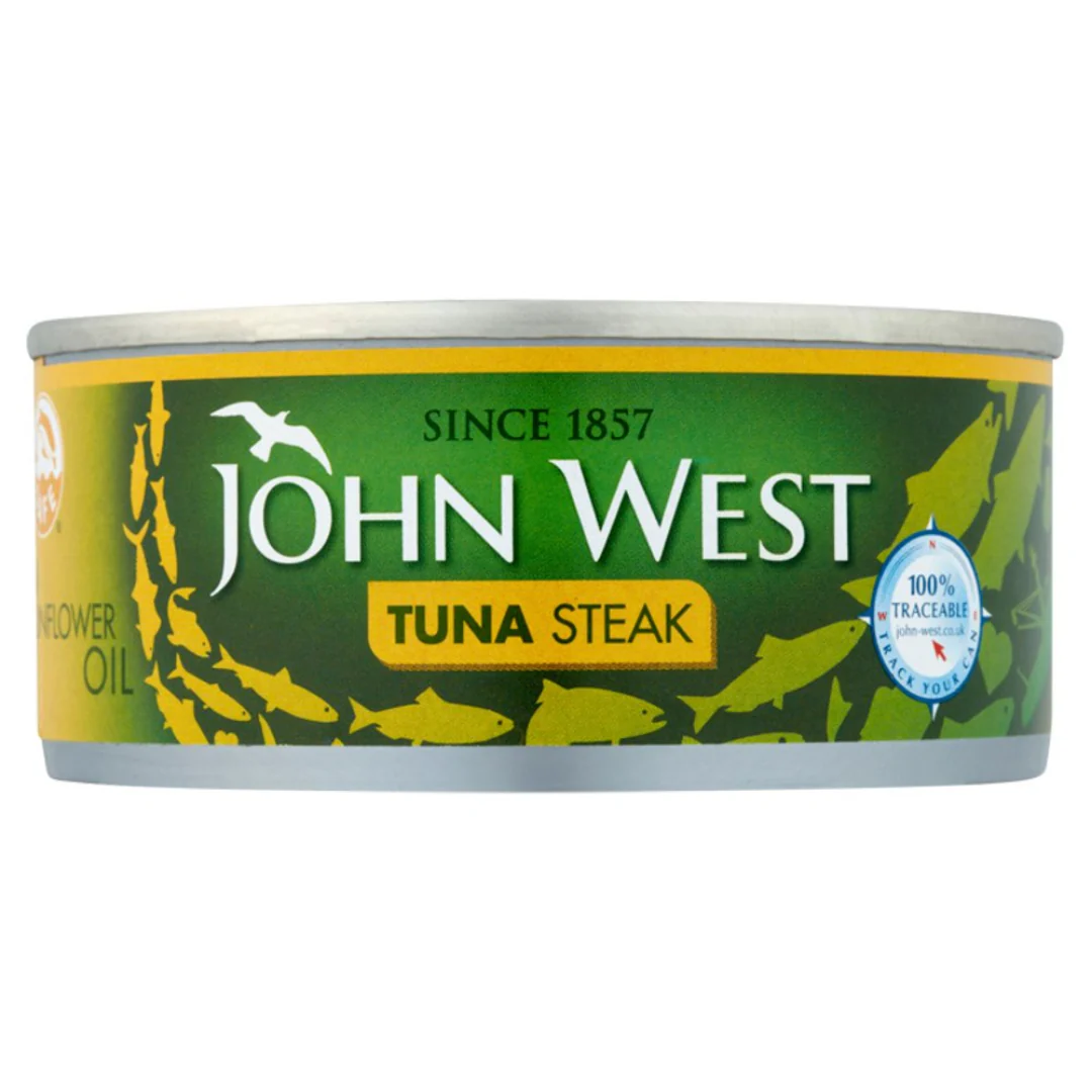 John West Tuna Steak in Sunflower Oil 12 x 160g