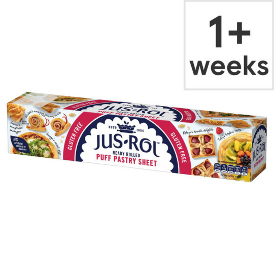Jus-Rol Gluten Free Puff Pastry Ready Rolled 280gr
