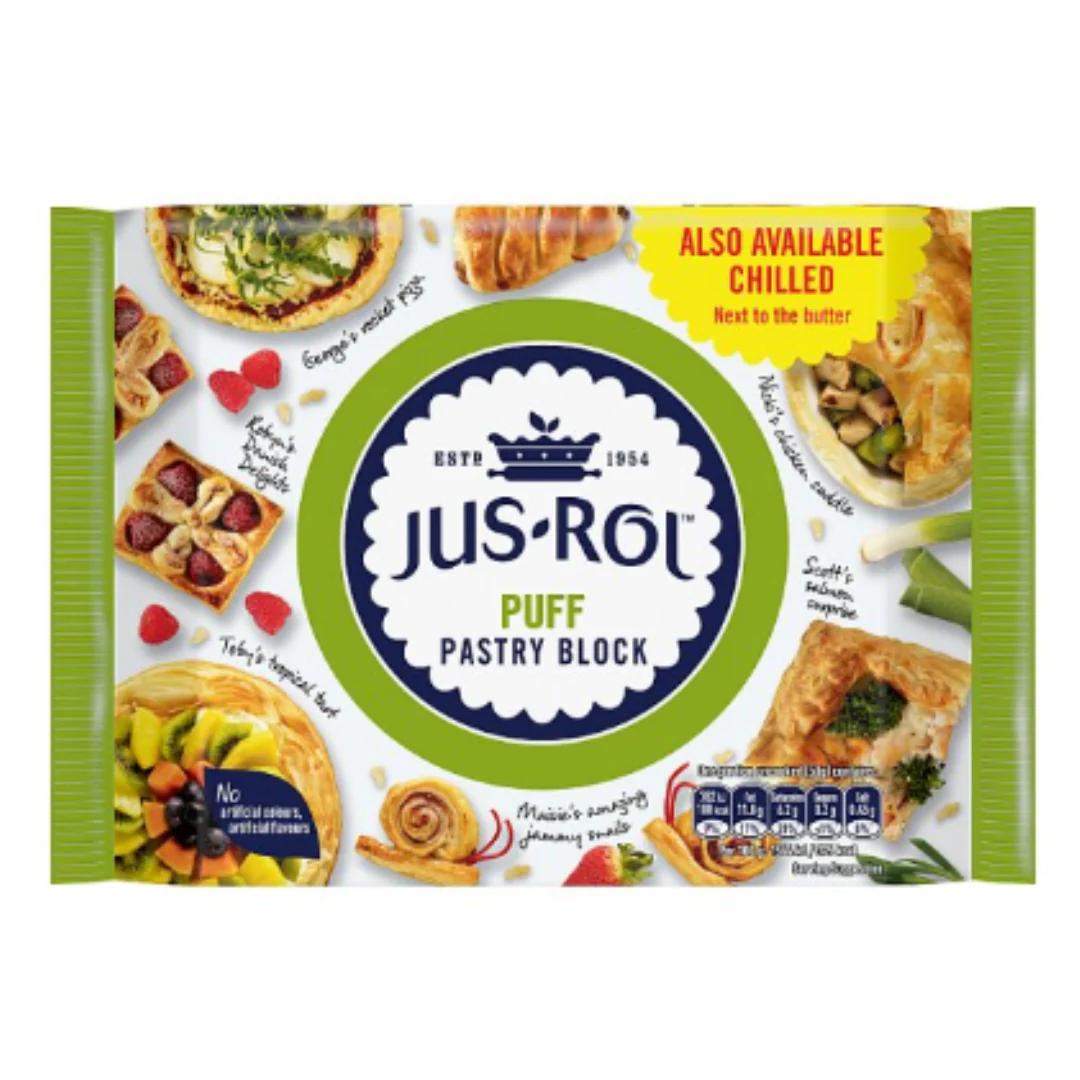 Jus-Rol Puff Pastry Block 500g x 6 Packs