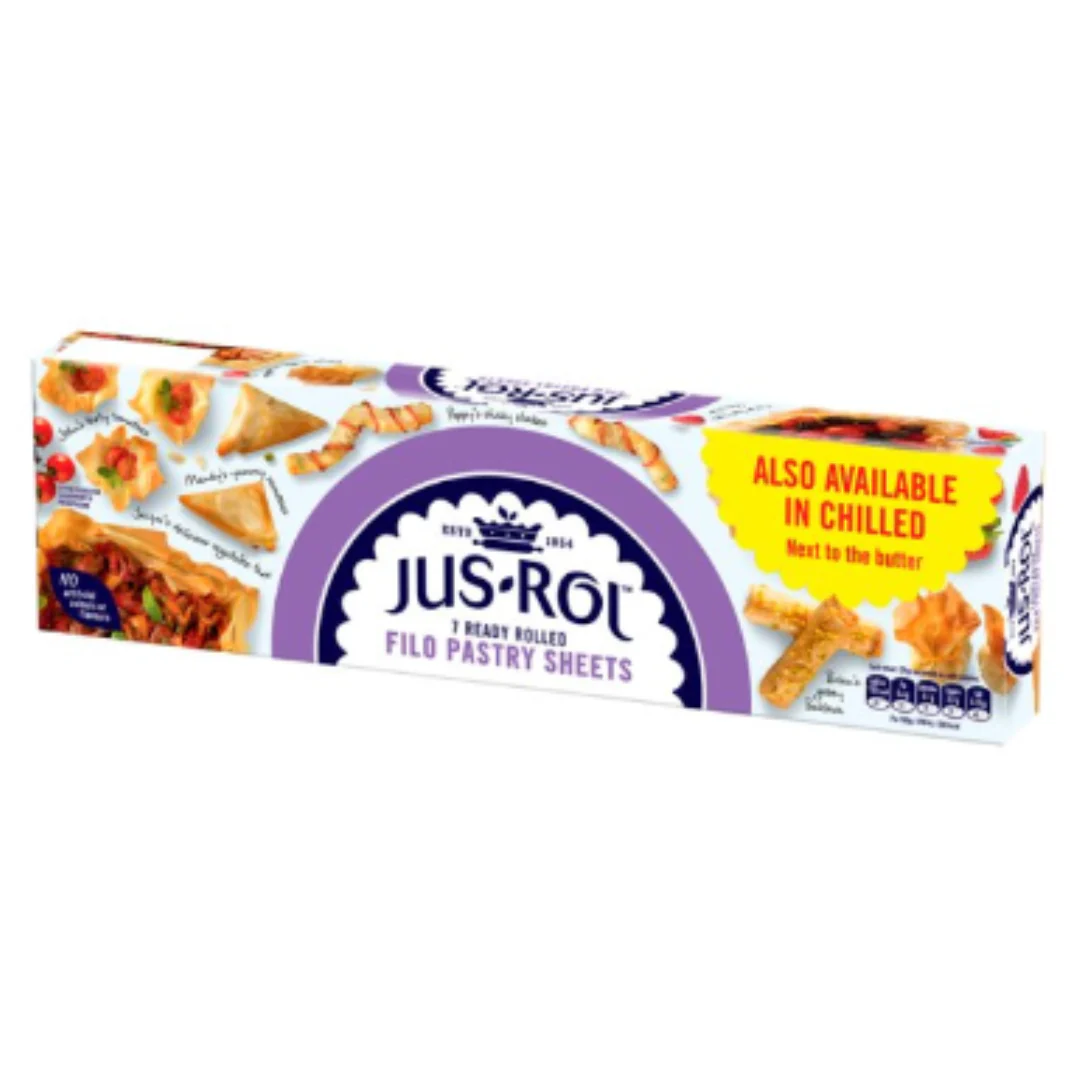 Jus-Rol 7 Ready Rolled Filo Pastry Sheets 270g x 1 Pack