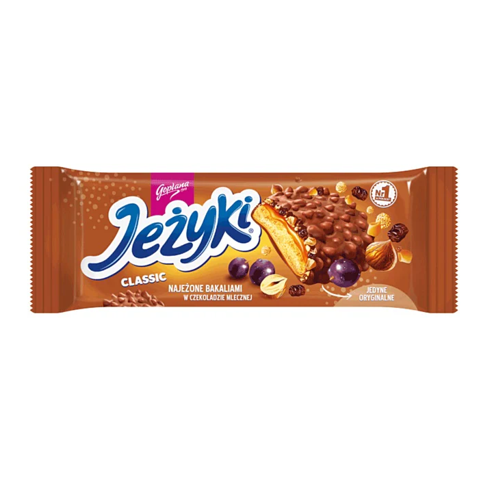 20x Jutrzenka Jezyki Classic W Czekolada 140g