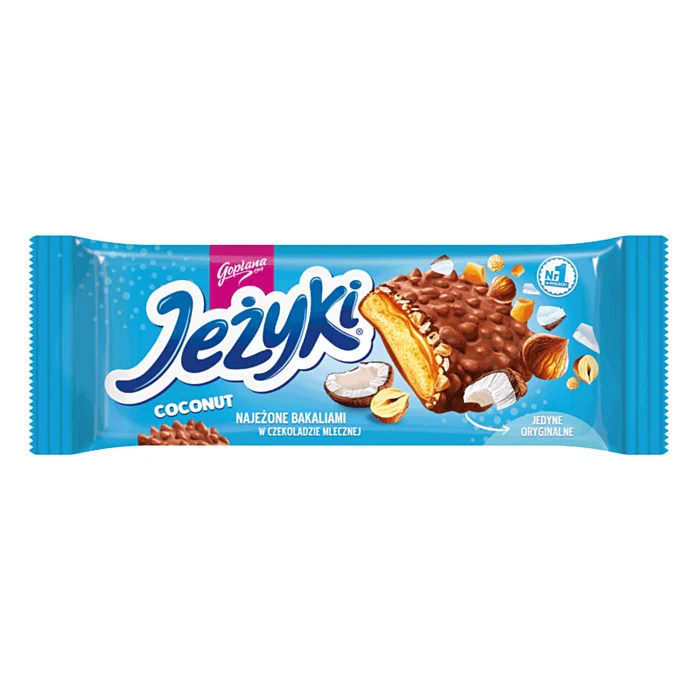 20x Jutrzenka Jezyki Kokosowe W Czekolade 140g