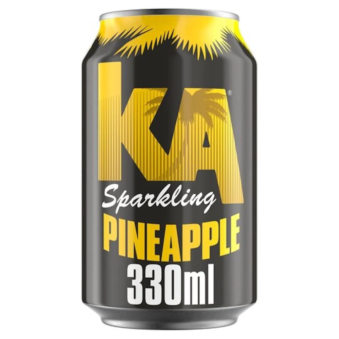 K.A. Sparkling Pineapple Soda Can 330ml