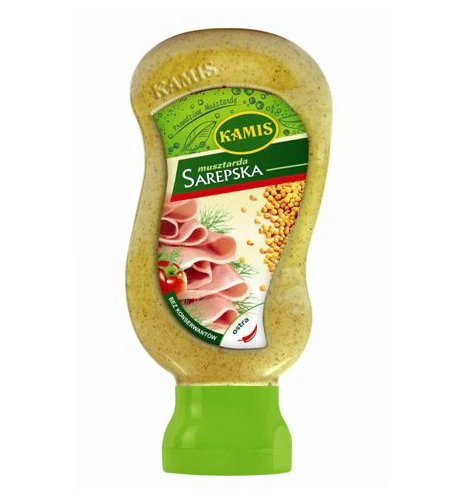 6x Kamis Mustard Sarepska Plastic 280g