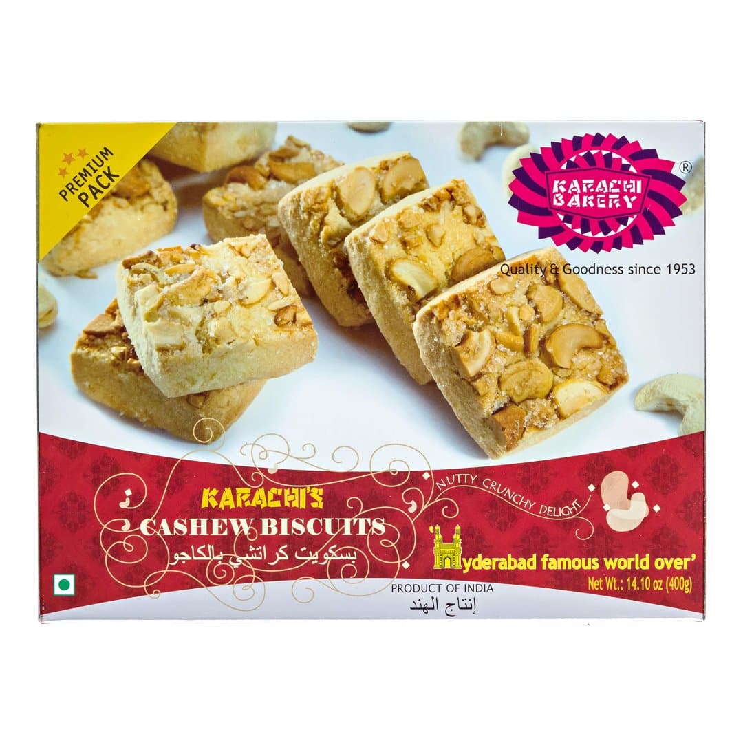 Karachi Bakery - Cashew Biscuits 400gr x 6 pack