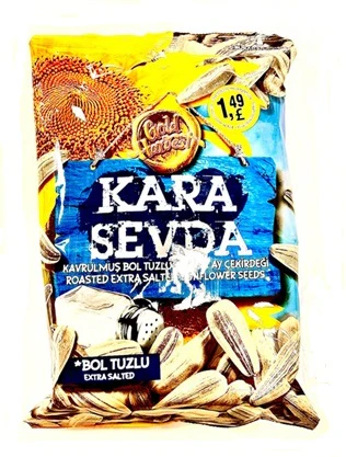 14x Kara Sevda Extra Salted White Sunflower Seed 200gr