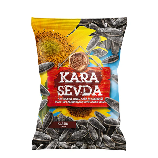 14x Gh Kara Sevda Classic Black Salted 250gr Sunf.Seed