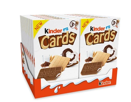 18x Kinder Cards 3X25.6g