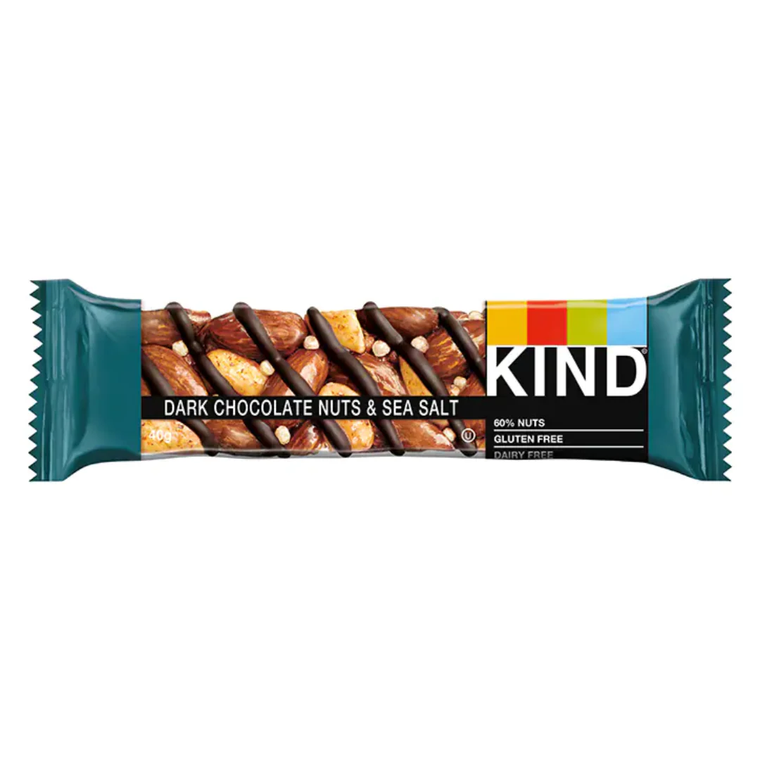 KIND Dark Chocolate Nuts & Sea Salt Bar 40g