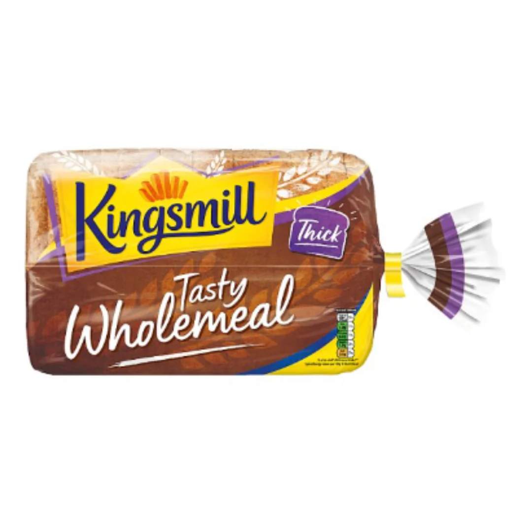 Kingsmill Tasty Wholemeal Thick Bread 800g x Case of 10