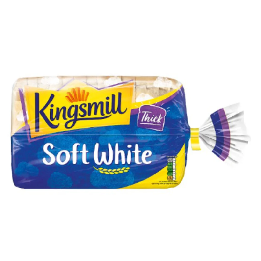 Kingsmill Soft White Bread Thick 800g x Case of 10