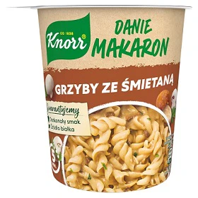 8x Knorr Pot Danie Makar Sosem Smietan Z Grzybami 59g