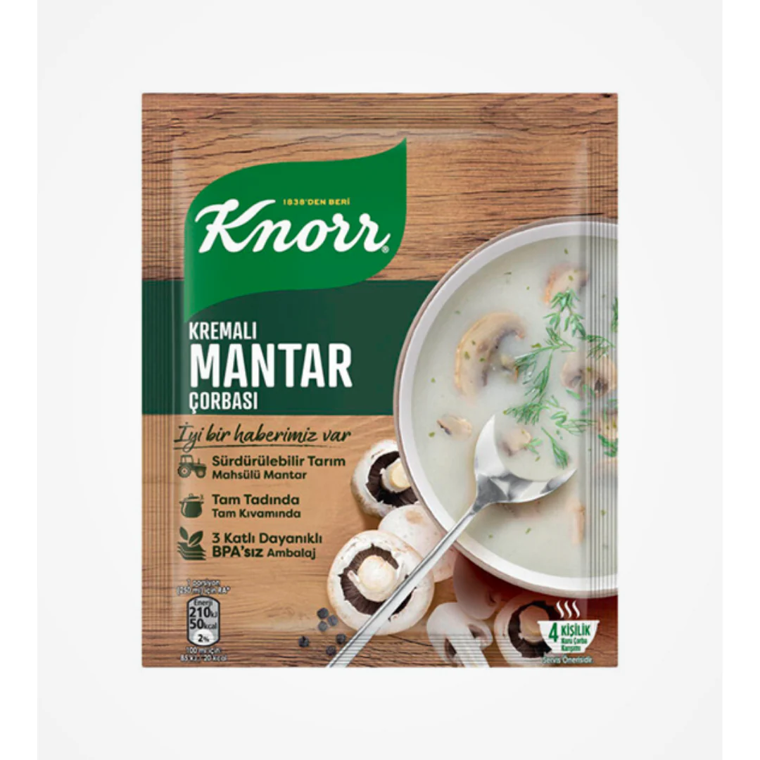Knorr Cream Mushroom Soup (Kremali Mantarli Corba) 62Gr