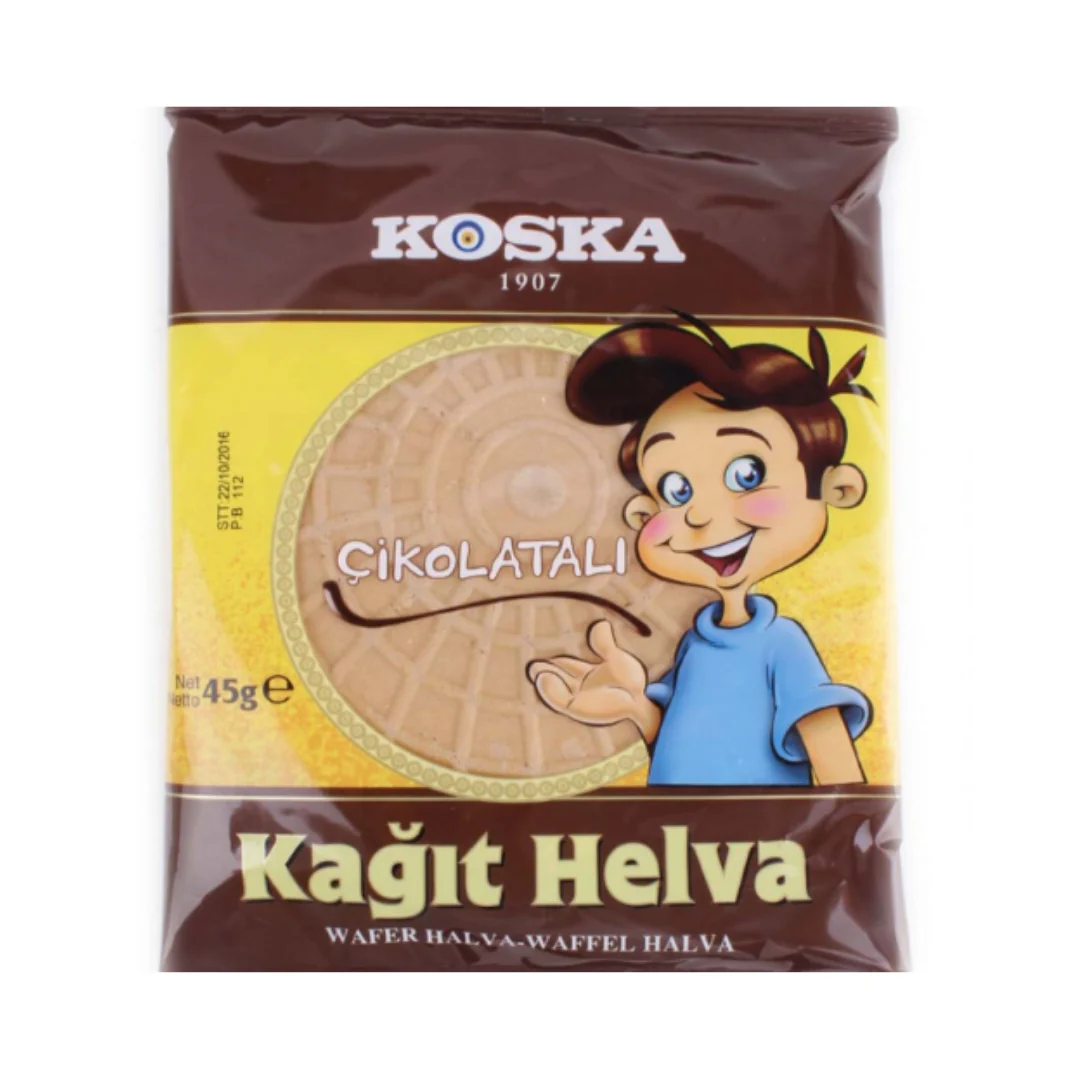 Koska Wafer Halva (Kagit Helva Cikolatali) 45Gr