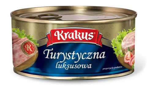 6x Krakus Turystyczna Luksusowa Tin 300g