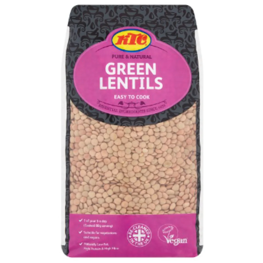 KTC Green Lentils 2000g x 1