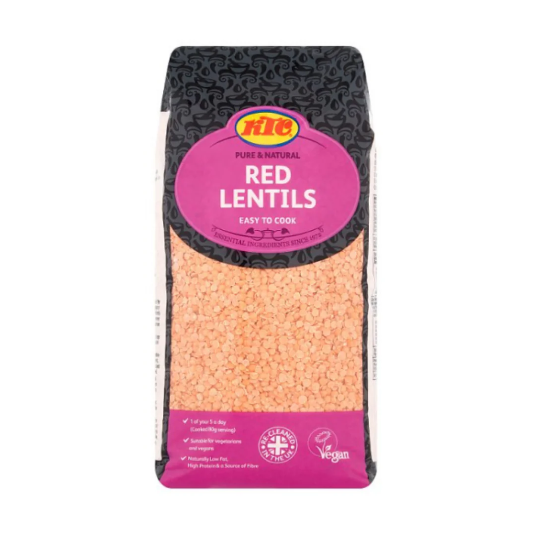 KTC Red Lentils 2kg x 4