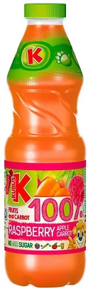 6x Kubus 100% Raspberry-Carrot-Apple 850ml