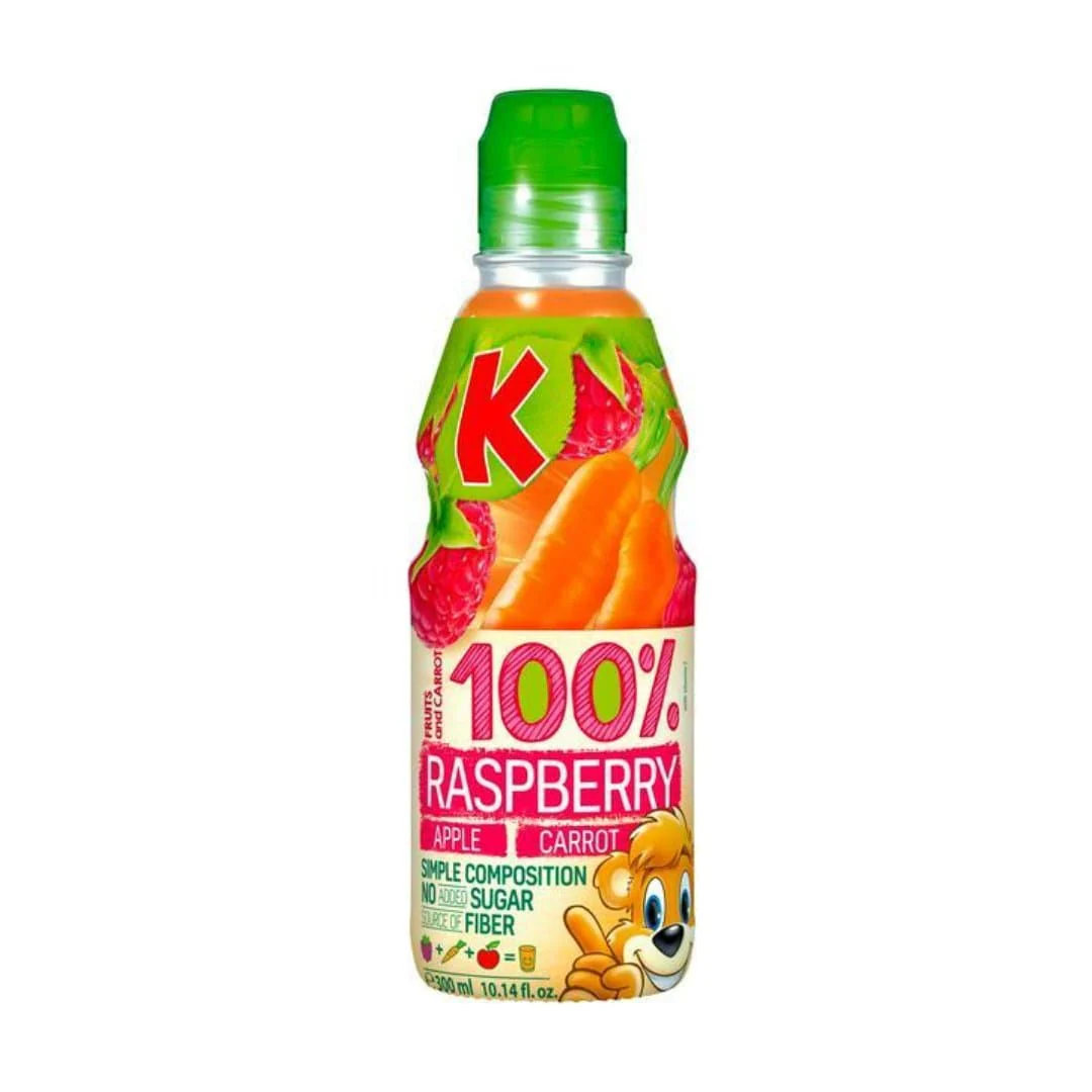 Kubus 100% Carrot, Apple & Raspberry 300ml