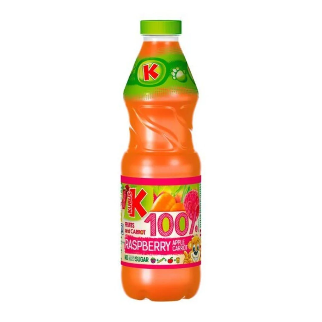 Kubus 100% Carrot, Raspberry & Apple 900ml