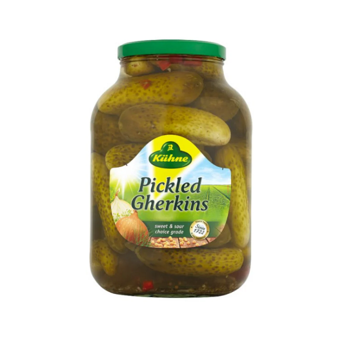 Kühne Pickled Gherkins Selection 2450g x 4