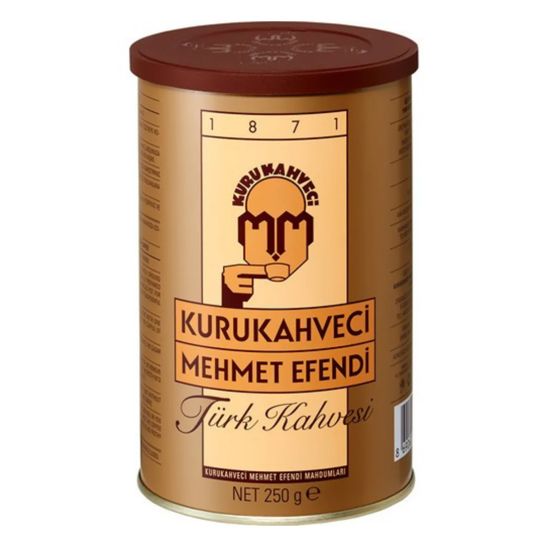Kuru Kahveci Mehmet Efendi Turkish Coffee Tin 250Gr