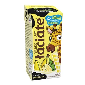 12x Laciate Milk Bananowe 200ml