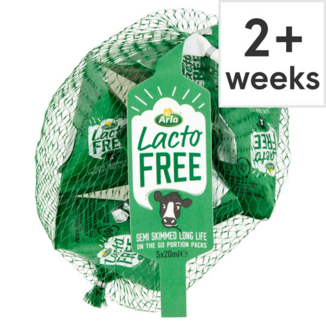 Lactofree Milk Longlife Portions 5 packs X 20ml