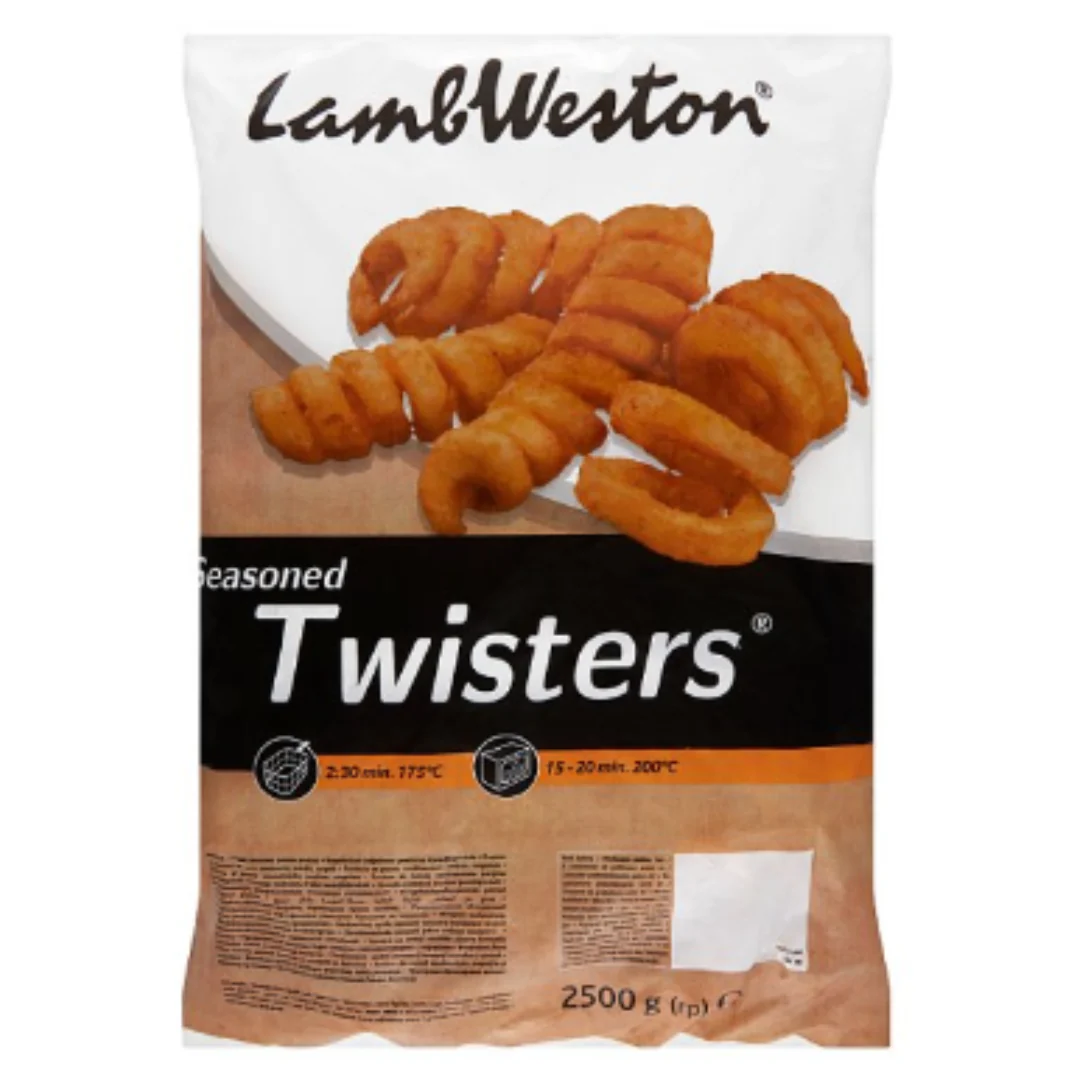 Lamb Weston Seasoned Twisters 2500g x 4 Packs
