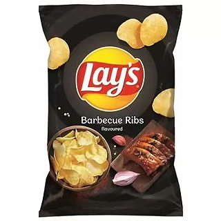 21x Lays Barbeque Ribs 140g