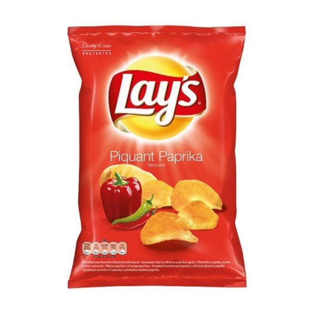 Lays Hot Paprika (Piquant) Flavoured Crisps 140gr