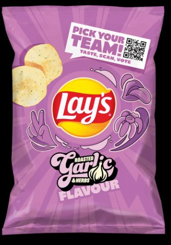 21x Lays Chipsy Roasted Garlic & Herbs