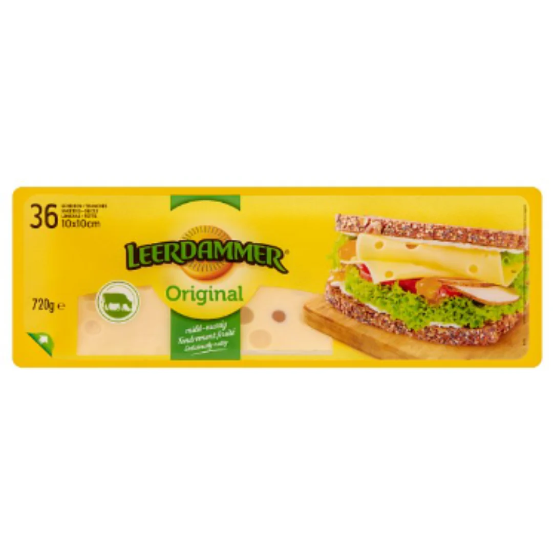 LEERDAMMER Original 36 Slices 720g x 8