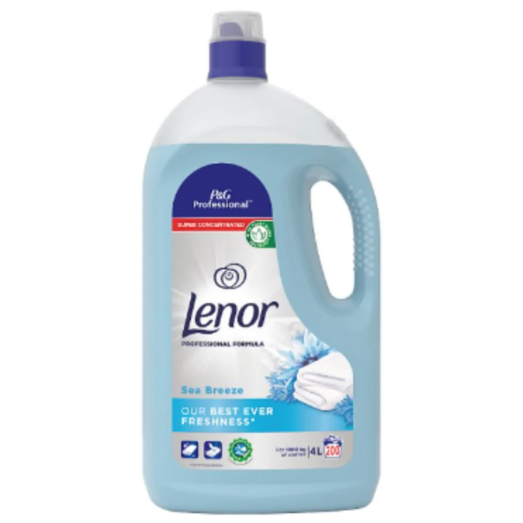 Lenor Professional Fabric Conditioner Sea Breeze 4L 200 Washes x 2